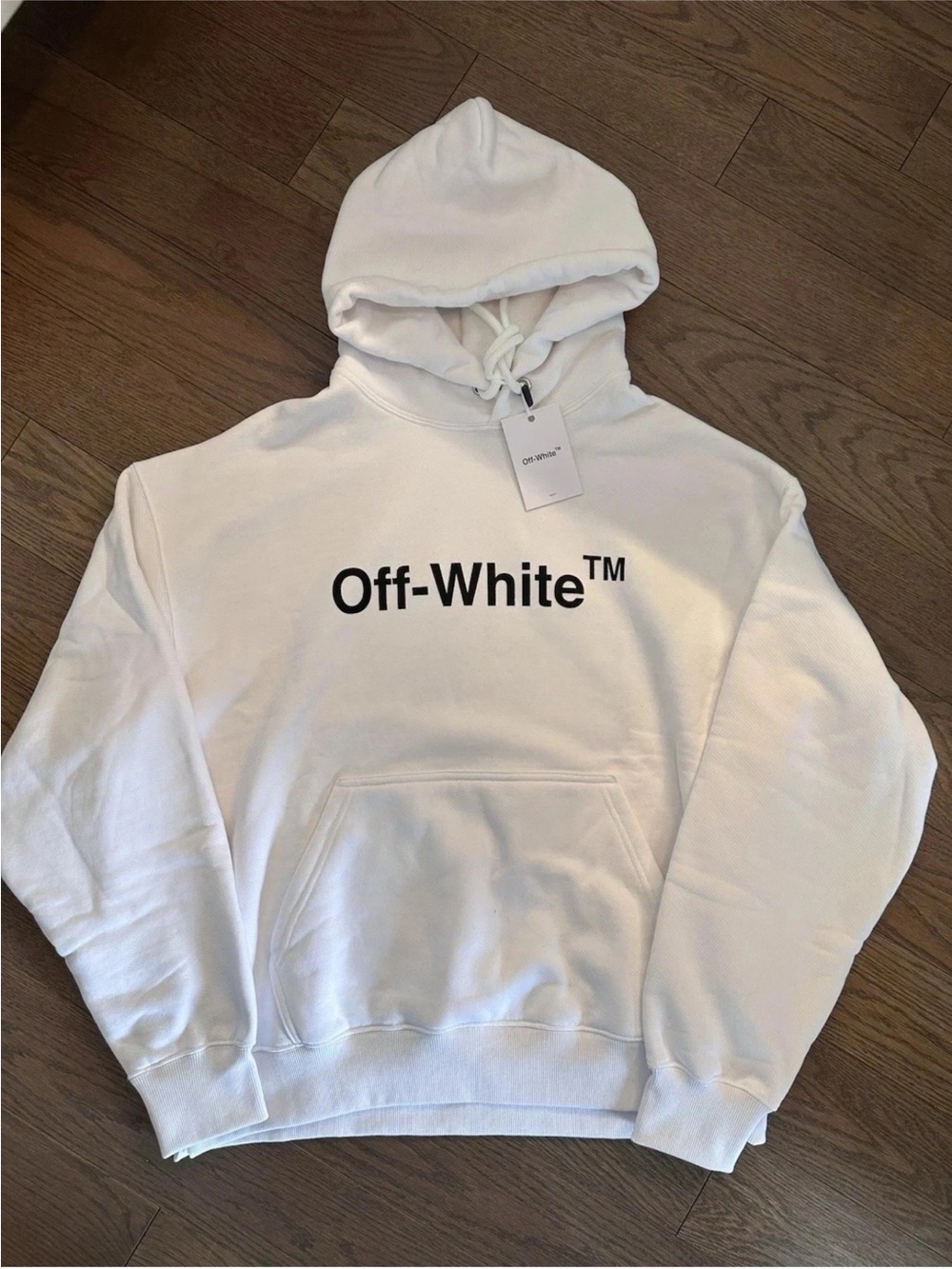 Off-White Costco Exclusive Men's Pullover Hoodie White Brand New - Picture 4 of 5